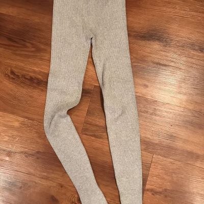 VICTORIA’s SECRET Woman’s Lounge, base, Leggings, Yoga Grey Ribbed Small Stretch